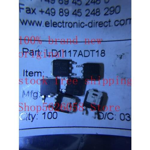 LD1117ADT18 TO-252 100% new original 10PCS-500PCS/LOT STOCK