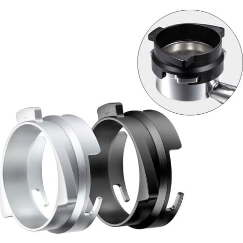 54MM Alluminum Intelligent Espresso Dosing Ring Brewing Bowl Coffee Powder For Espresso Barista Funnel Coffeeware Tools