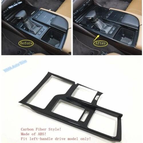Lapetus Car Styling Center Control Gear Shift Storage Box Frame Auto Accessories Cover Trim ABS Fit For Lexus ES 2018 - 2021