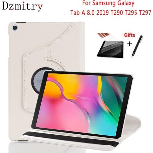 Case for Samsung Galaxy Tab A 8.0 2019 T290 T295 SM-T297 SM-T290 SM-T295 Tab A 8.0 Inch Cover Folio Stand Smart Capa +Film+Pen
