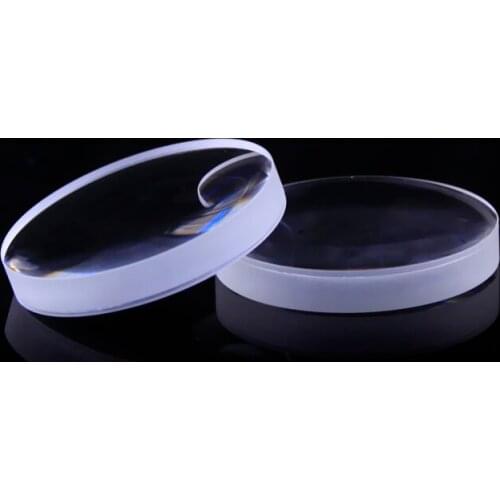Calcium fluoride material D12.7mm plano-convex lens pure white glass high-precision focusing material
