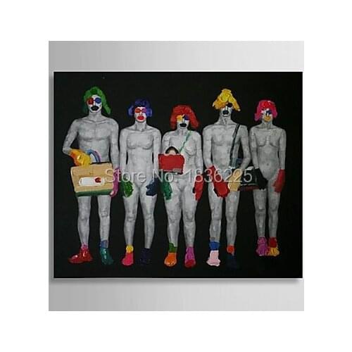 Large Size Hand painted Wall Art nude man Oil Painting Modern Nude Oil Canvas for Bedroom Hall Decors