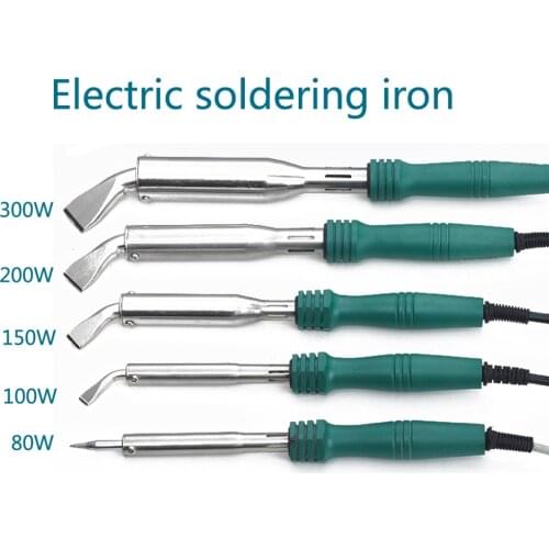 300W/200W/150W/100W/80W Electric Soldering Irons Welding Solder Fast Heating Pencil for Jewelry DIY Welding Tips Repair Tool