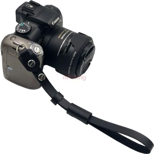 Genuine leather Camera/mirrorless hand strap/grip Lanyard For canon eosm nikon fuji xt1 xt10 xm1 xa2 sony A6500 A5100 A7R