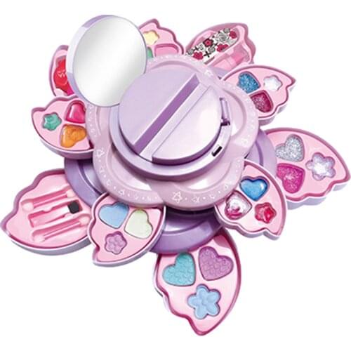 Pretend Play Toy Girls Cosmetics Kit Make Up Toys Girls Makeup Set Washable Cosmetic Set Girls Pretend Play Makeup Set