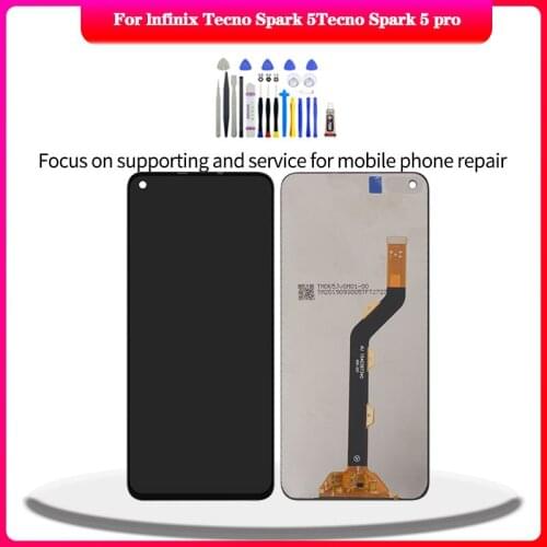 For Infinix Tecno Spark 5Tecno Spark 5 pro lcd Touch layScreen Digitizer Assembly For Tecno Spark 5Tecno pro lcd Replacement
