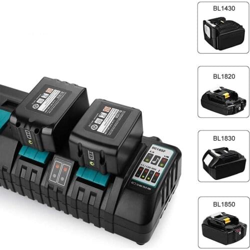 DC18RC Li-ion Battery Charger for Makita 18V 14.4V BL1830 Bl1430 DC18RD DC18SF Power tool 3A Charging Current with USB port new