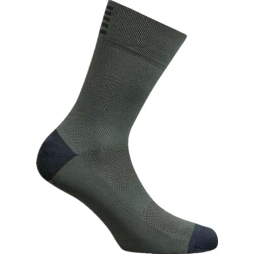 Green High quality Professional Brand Sport Socks Breathable Road Bicycle Socks Men and Women Outdoor Racing Cycling Socks