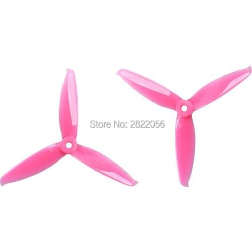 4 pair 7-colors Gemfan 5152 5.1x5.2 FPV PC 3-propeller Prop Blade CW CCW shaft through the machine more special motor 2206