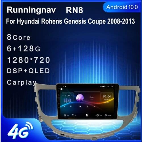 4G LTE Android 10.1 For Hyundai Rohens Genesis Coupe 2008-2013 Car Radio Multimedia Video Player Navigation GPS RDS no dvd