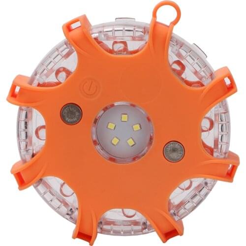 5 White SMD LED+8 Red LED Magnetic Flashlight 6 Mode Working Light Torch Cycling Taillight Safety Warning Light Camping Lanterna