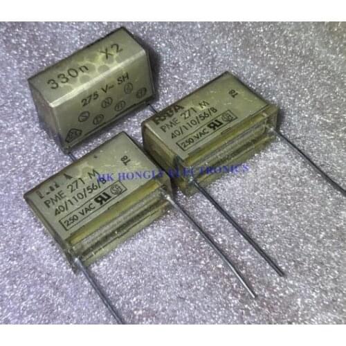 5PCS PME271M PME 271 M PME271 330n X2 275VAC 0.33UF 334 P=22.5mm Film Capacitor