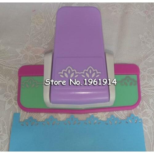 Free shipping New Fancy foam border hole punch flower printing machine greeting card making tools for children
