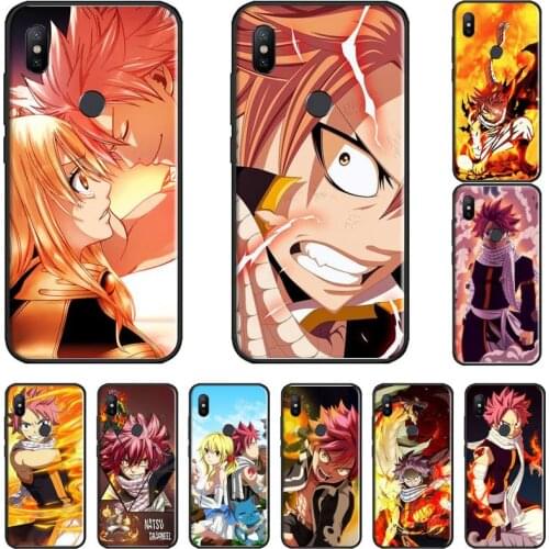 Anime Manga Fairy Tail Phone Case Cover For Xiaomi Mi A1 A2 5 6 6PLUS 8 9 SE Lite MIX 2 2S MAX 2 3 Pocophone F1
