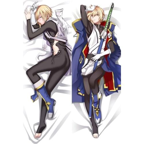 150cm Japanese GAME Anime BLAZBLUE Kisaragi Jin Male Pillowcase Hugging Body decorative Hugging Body Pillow Case