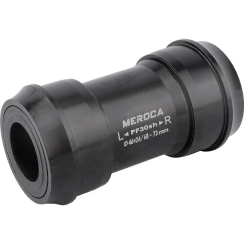 MEROCA PF30sh PF30 To 24MM Bicycle Bottom Bracket MTB Iamok Road Mountain Bike Bottom Bracket For Shimano 68-73mm 24*24/24*22mm
