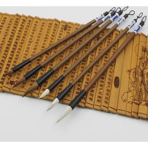 Excellent Quality Chinese Calligraphy Brushes Pen for Woolen and Weasel Hair Writing Brush Fit for Student School