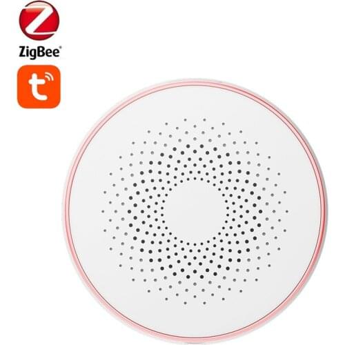 Nice Design Tuya Zigbee Siren Alarm Strobe Flash Horn With 85DB Big Sounds To Threaten Thief Works With Tuya Zigbee Gateway