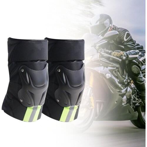 2Pcs/Set Knee Protectors Universal Shatter-resistant Black Riding Protective Gear Knee Pads for Motorcycle Equipments