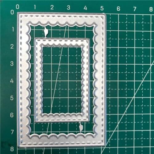 New Arrival Square Metal Cutting Dies Embossing Scrapbooking Stencil Craft Cut Dies For DIY Card Crafts Handmade