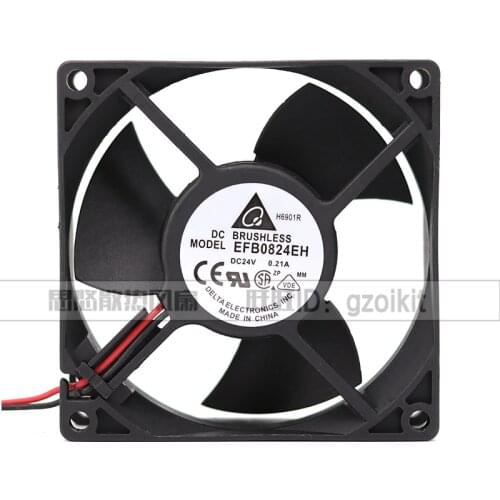 New original EFB0824EH/SH 8025 8CM 24V 0.21A 0.36A double ball welding machine inverter fan