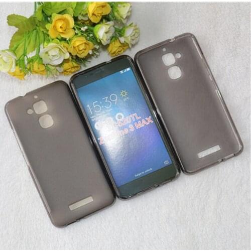 4 Colors Silicone Pudding Funda Matte Soft Case for Asus Zenfone 3 Max ZC520TL / Zenfone3Max Back Cover TPU Gel Phone Case Guard