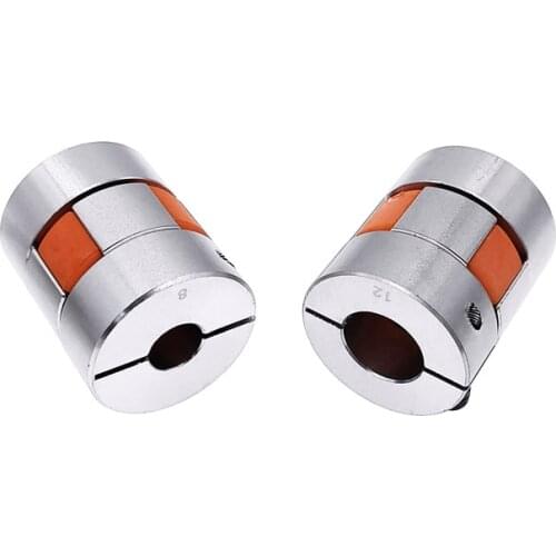 D25L30 shaft coupler Flexible Jaw Spider Plum Coupling shaft coupling 6.35/8/9.5/10/12 mm stepper motor