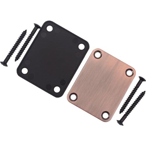 Electric Guitar Steel Neck Plate for caster Guitar Neck Joint Board