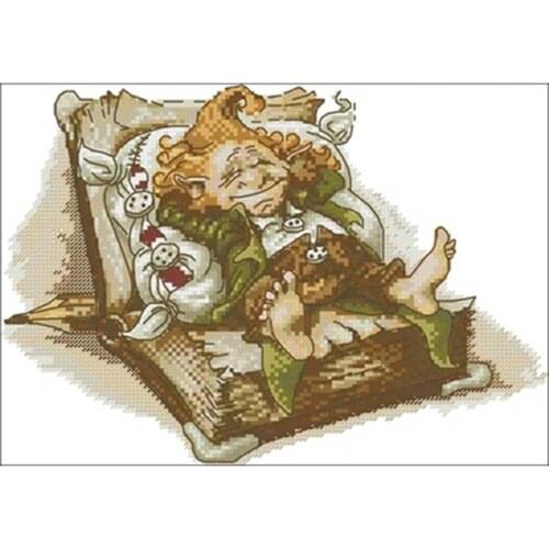 Siesta patterns Counted Cross Stitch 11CT 14CT 18CT DIY wholesale Chinese Cross Stitch Kits Embroidery Needlework Sets