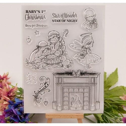 Christmas Baby Clear Stamp Cling Seal DIY Scrapbook Embossing Album Decor Craft E56C