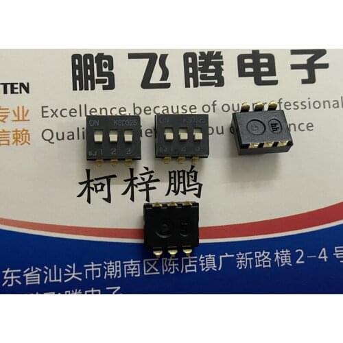1PCS Imported Japanese OTAX KSD32S dial code switch 3-bit key type flat dial code patch 2.54mm 4P