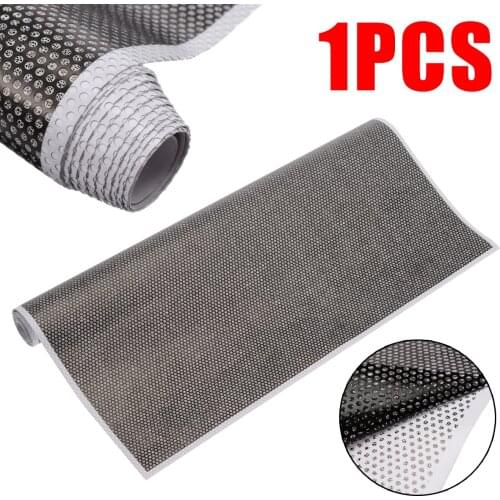 1pc 106x28cm Fly Eye Tint Perforated Mesh Film Car Auto Wrap Film Sticker Motorcycle Scooter Decal Headlight Rear Lamp Sticker
