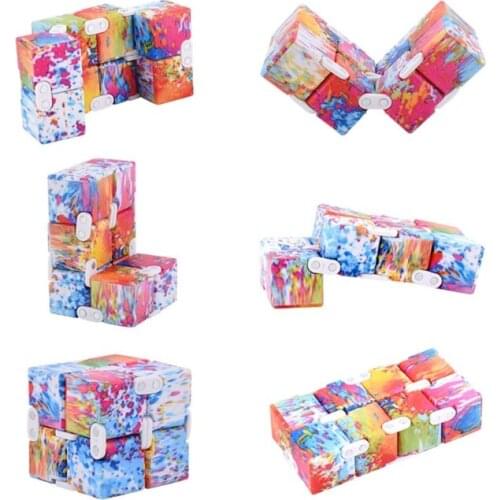 1PC Infinity Magic Cube for Kids & Toddlers Interactive Playhouse Kit Educational Toy Infinite Cube Toys Anxiety Relief