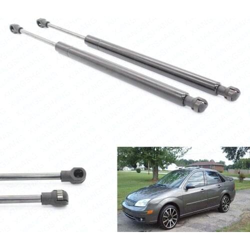 2pcs Trunk Boot 6436 Auto Gas Spring Struts Lift Support Rod FOR Ford Focus 2005-2011 Mazda 6 W/O Spoiler Sedan 10.98 inch