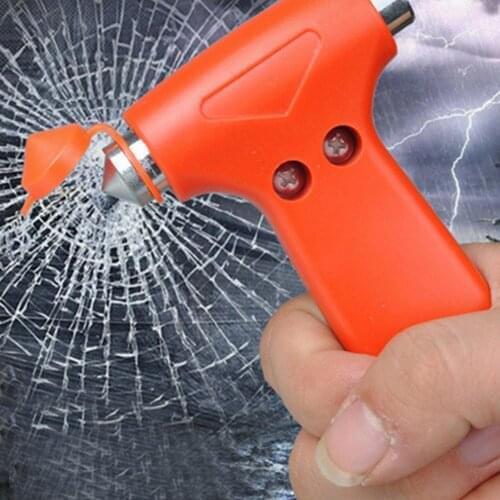 2 in 1 Mini Car Safety Hammer Life Saving Escape Emergency Hammer Seat Belt Cutter Window Glass Breaker Car Rescue Hammers