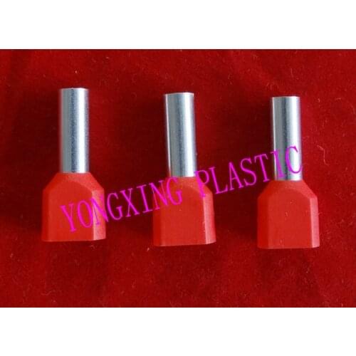 2017 freeshipping 100pcs/lot TE2512 Bootlace cooper Ferrules kit set Wire Crimp Connector Insulated Cord Pin End Terminal