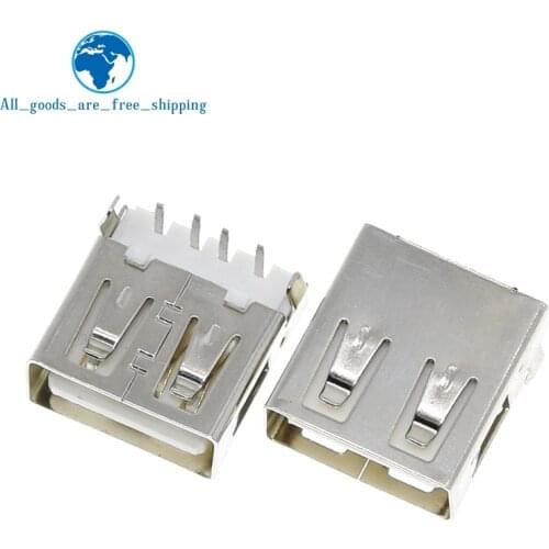 2020 Hot Sale 10Pcs USB Type A Standard Port Female Solder Jacks Connector PCB Socket USB-A Type
