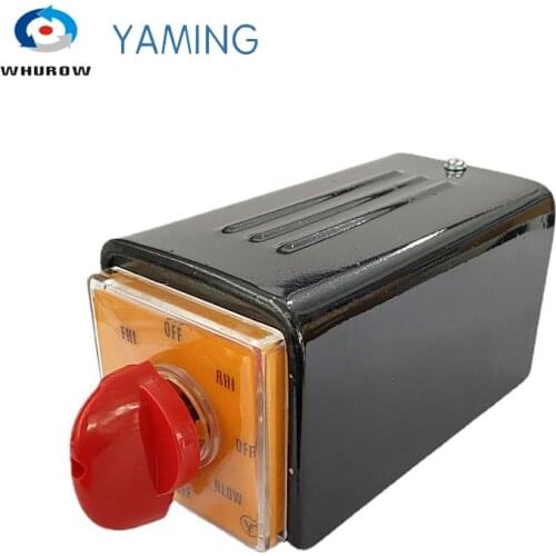 7 Position Rotary Cam Switch Multi-step 6 Poles 20A Metal Shell T-16EXF64D-6BF Selector Changeover Red Handle Control Circuit