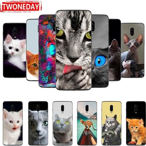 Phone Case For Oneplus X 7 6 6T 5 5T 3 3T 2 1 A5000 Six One Plus One Two Three Five Seven Colorful Cats Cell Phone Covers Case