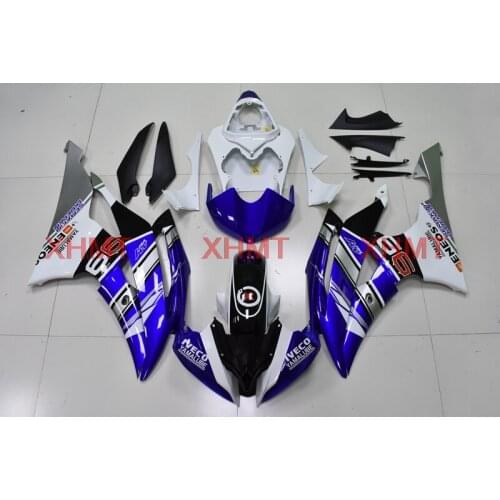 For YAMAHA YZFR6 2008 - 2015 Bodywork YZFR6 2012 Full Body Kits YZF R6 2014 Blue White Fairing
