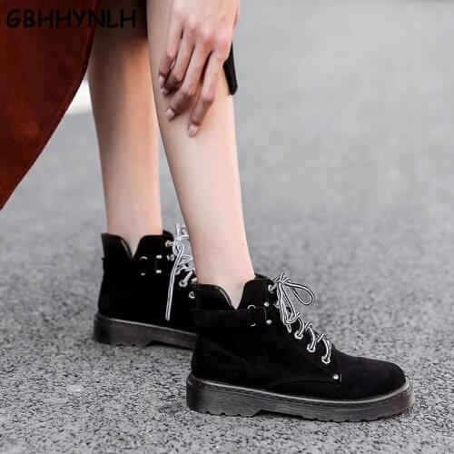 GBHHYNLH cowgirl boots For Women Lace up Female Boots Warm botte femme Women Shoes western boots autumn shoe women LJA869