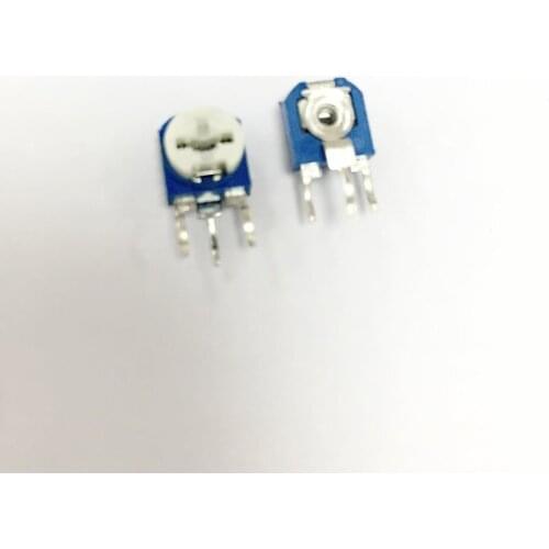 RM063 100R 200R 500R 1K 2K 5K 10K 20K 50K 100K 200K 500K OHM 1M Horizontal Adjustable Vertical Trimpot Resistor