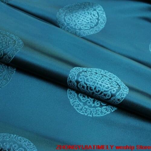 Chinese silk Brocade jacquard weave fabric Mongolia Robe cloth DIY bag Book cover Performance clothes 7