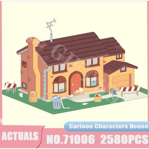 Creative Movie Series Cartoon Characters House Model 16004 Building Blocks Bricks Education Toys 16005 Kid Birthday Gifts 71006