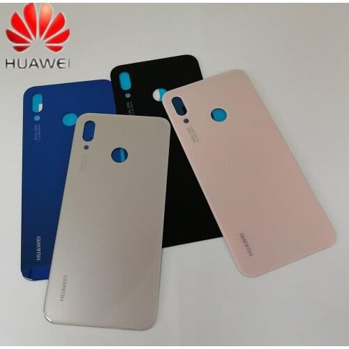 Huawei Nova 3e Battery Cover Glass Rear Door Case For Huawei P20 Lite battery cover Back Glass With Camera Lens Replacement