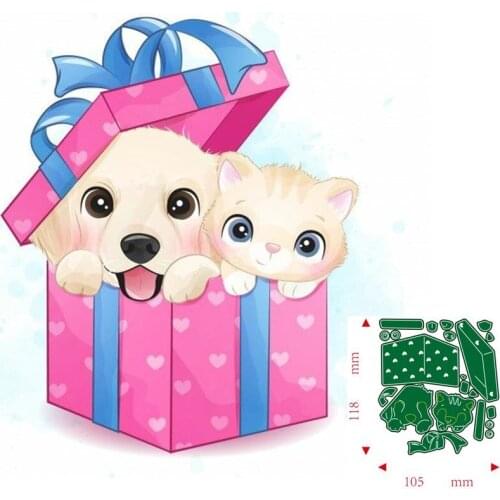 Metal Cutting Dies Animal dog and cat DIY Scrapbooking Paper Cards Decorative Craft Embossing