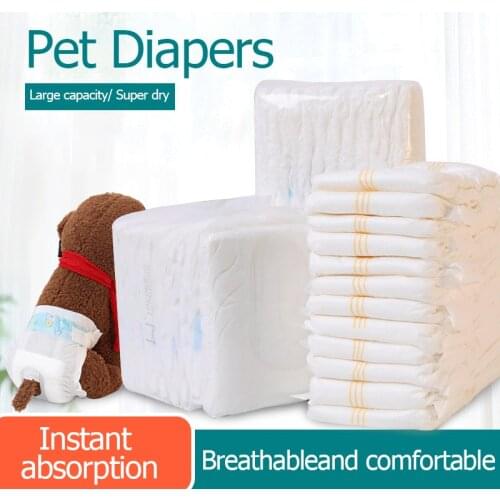 Dog Disposable Diaper Pet Diaper Dog Supplies Leakproof Nappies Pet Puppy Menstrual Pants Female Dog Physiological Pants