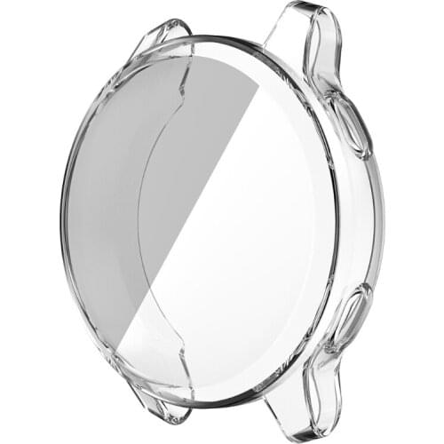 P82F Compatible with -Garmin Vivoactive 4S 40mm Watch Protective Case, Full Cover Bumper Frame Protector Shatter-Resistant