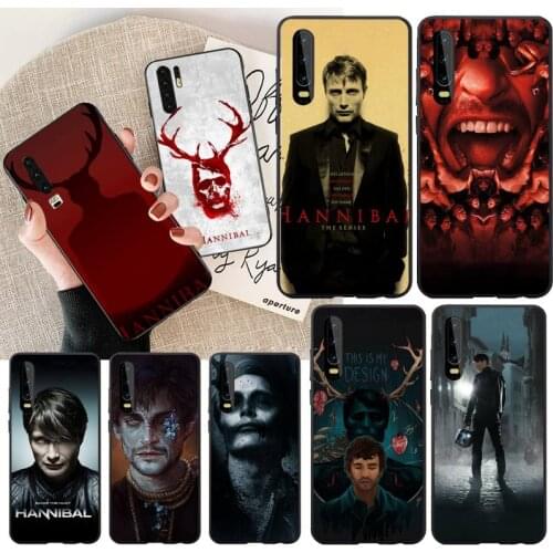 PENGHUWAN Hannibal Newly Arrived Black Cell Phone Case for Huawei Honor 20 10 9 8 8x 8c 9x 7c 7a Lite view pro