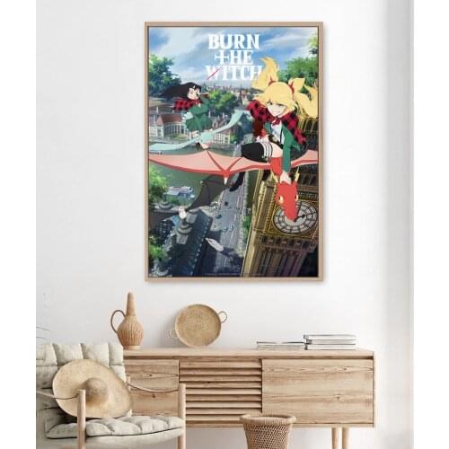 Burn the Witch Anime Posters, Anime Tv Series, Canvas Print Custom Poster, Wall Paintings, Home Decoration (No Frame)